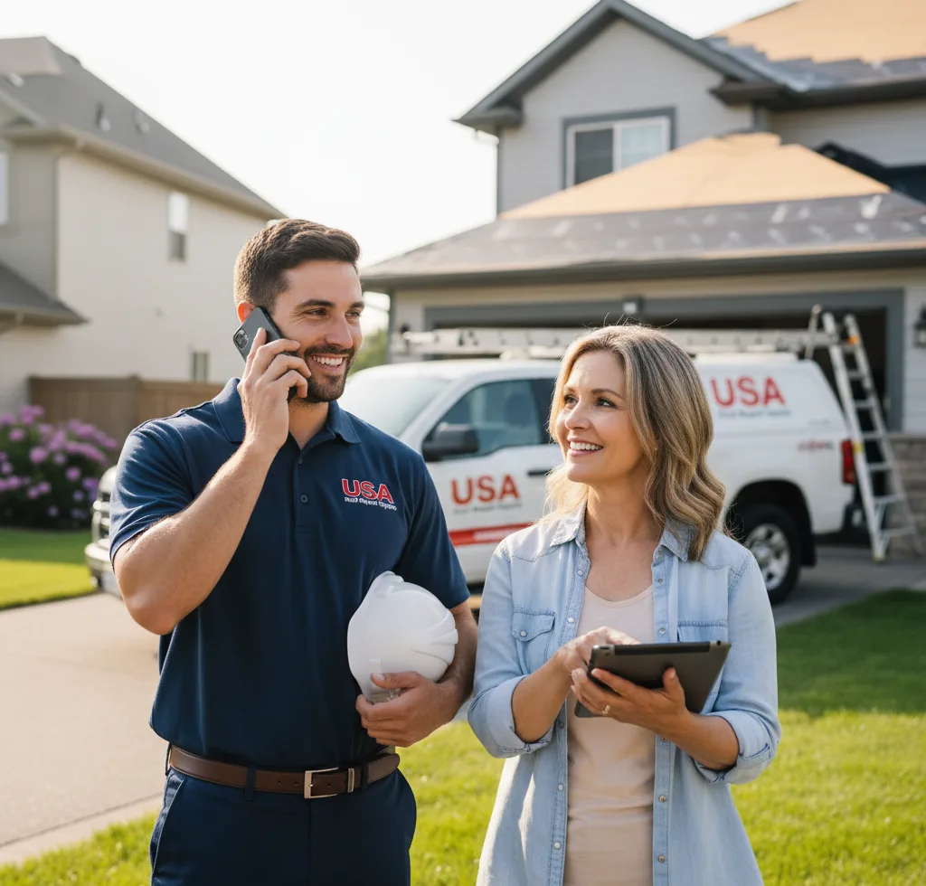 USA Roof Repair Experts customer support in Cherokee